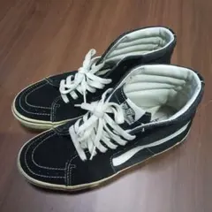 Vans ブラック ハイカット スニーカー