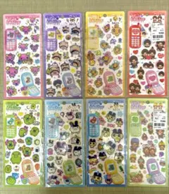 正規品♡平成はっぴーフォン♡たまごっち&モンチッチ♡6枚セット