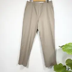 UNIQLO エアリズム　テーパードパンツ　ウルトラストレッチ　ベージュ　L