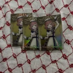 本間ひまわり にじさんじウエハース カード 3枚セット