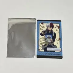 僕のヒーローアカデミア ナムコ特典 クリアカード 箔押しレア 轟焦凍