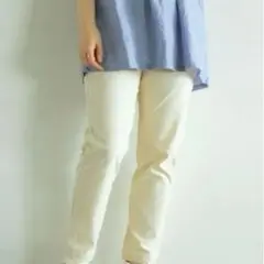 スタディオクリップ　パンツ　アイボリーL