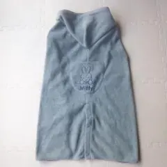 ミッフィー刺繍フリース 授乳ケープ おくるみ 西川リビング 大阪西川 グレー