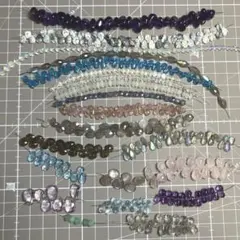 【B品】天然石ビーズ　まとめ売り