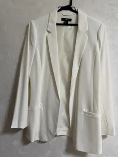 H&M ホワイト ブレザー US 10