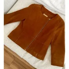 超美品♡ノーブル レザージャケット スエード　スピックアンドスパン コート