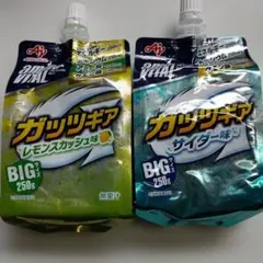 ガッツギア BIGサイズ サイダー味、レモンスカッシュ味