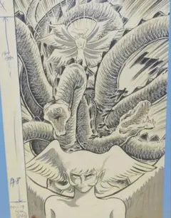 永井豪 デビルマン 複製原画 2枚セット③最終回 1973年 講談社 - メルカリ