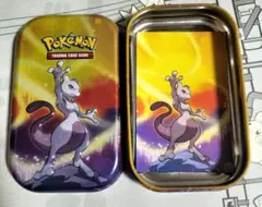 【海外限定】ミュウツー ダメカンケース　　mini tin　ポケカのサムネイル