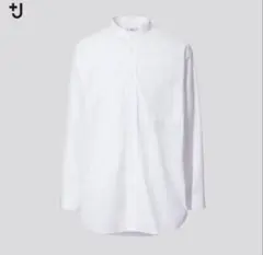 UNIQLO +J スーピマコットンオーバーサイズスタンドカラーシャツ　Lサイズ