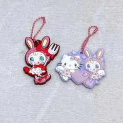 ガチャガチャ　メゾピアノ　ベリエちゃん　キティちゃん　ラバーマスコット
