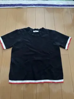 ZARA KNIT 半袖ニット ブラック