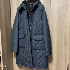 ネイビー キルティングジャケット ボア裏地　マッキントッシュ