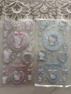 ⭐️土日の特売⭐️ハローキティ、サンリオキラキラジュエルシール　2枚セット