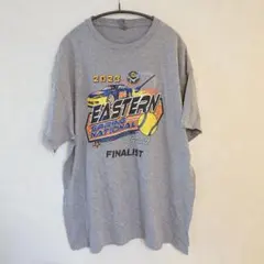 ギルダン 半袖 Tシャツ クルーネック プリント ビッグサイズ 灰 綿のサムネイル