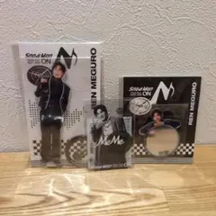 Snow Man ON アクスタ クリアステッカー ミラーステッカー 目黒蓮