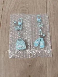 ハローキティ　ミニチュアキルト　シークレットキーホルダー　2点