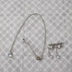 スワロフスキーのネックレスとイヤリングのセット#798