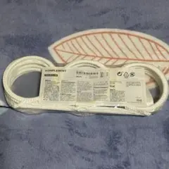 新品未使用IKEAマルチユースハンガー ホワイト ネクタイKOMPLEMENT