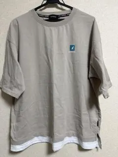 Kangol ベージュ Tシャツ