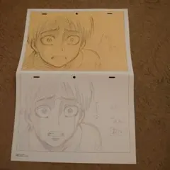 進撃の巨人　両面ポスター#Q　悲劇エレン