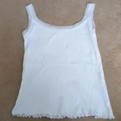 UNTITLED リブ タンクトップ ホワイトのサムネイル