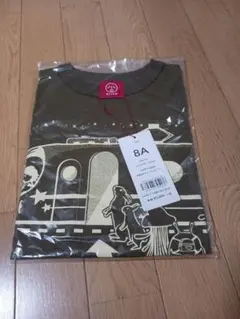 オジコオリーブ色 イラストプリント Tシャツ 8A