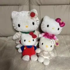 ハローキティ ぬいぐるみ4体 まとめ売り