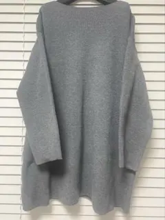 NANO universe ナノユニバース ショート丈ニットワンピース