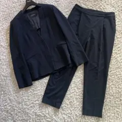 【GREEN LABEL RELAXING 】ネイビーパンツスーツ　セットアップ