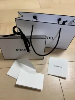 CHANEL ショップ紙袋・ギフトボックス・ギフトカード　３点セット