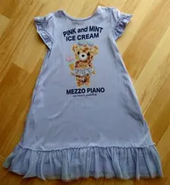 MEZZO PIANO 　くまフリルワンピース 　130 140