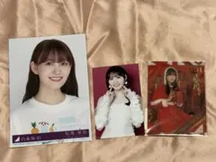 乃木坂464期松尾美佑生写真歩道橋ミニ生写真・モバカ・メッセージボード4点セット