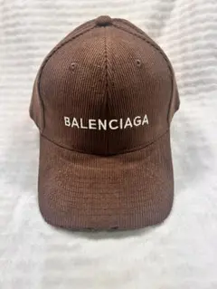 BALENCIAGA ロゴ入り　ベースボールキャップ　ブラウンのサムネイル