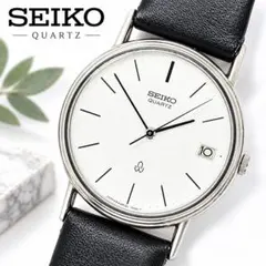 【稼働・ヴィンテージ】SEIKO セイコー メンズ クォーツ シルバー 日本製