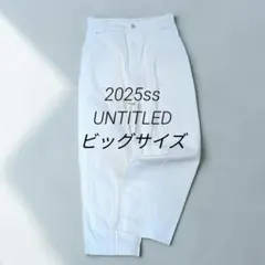 2025ss　アンタイトル　カーブシルエットワイドデニム　ゆったり　きれいめのサムネイル