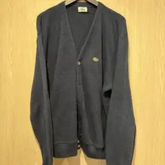 LACOSTE ネイビー カーディガン　古着