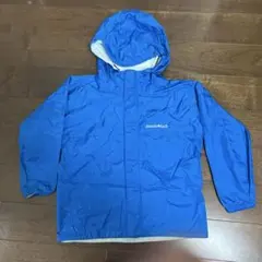 mont-bellレインコート　キッズ120cm 上下セット　袋あり