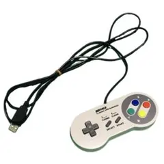 【BUFFALO】USBゲームパッド スーパーファミコン風 BSGP801
