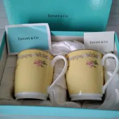 Tiffany & Co. ピンクチューリップ マグカップ 2個セット