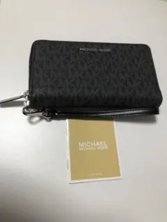 マイケルコース 長財布 JET SET TRAVEL MKロゴ ブラック