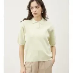 Mila Owen ミラオーウェン フォルムスリーブポロニットのサムネイル