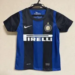 Y2K 00s NIKE IntelチームロゴTシャツサッカーシャツストライプS