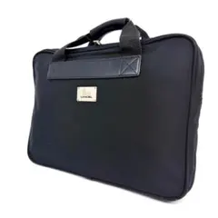 【良品】ランセル ブリーフケース ビジネスバッグ 黒 ナイロン A4 PC