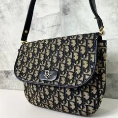 【美品】クリスチャンディオール　ワンショルダー バッグ トロッター ロゴ
