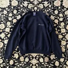 Champion メキシコ製　スウェット　ネイビー　00s ワンポイント