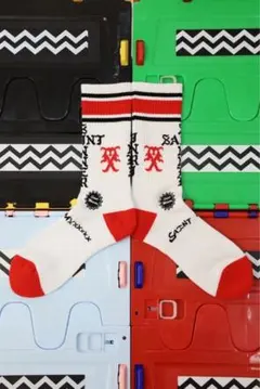 SAINT M×××××× SINNER SOCKS RED M ソックスのサムネイル