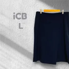アイシービー iCB タイトスカート レディース ひざ丈 L ブラック 1239のサムネイル