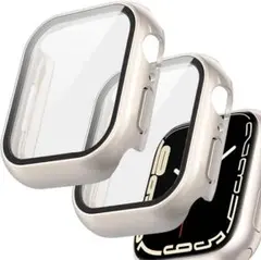 2個✨Apple Watch シリーズ7/8用 ケース 41mm スターライト