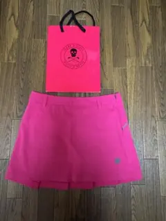 MARK & LONA BRILL SKIRT ピンク S 新品、タグ付き - メルカリ